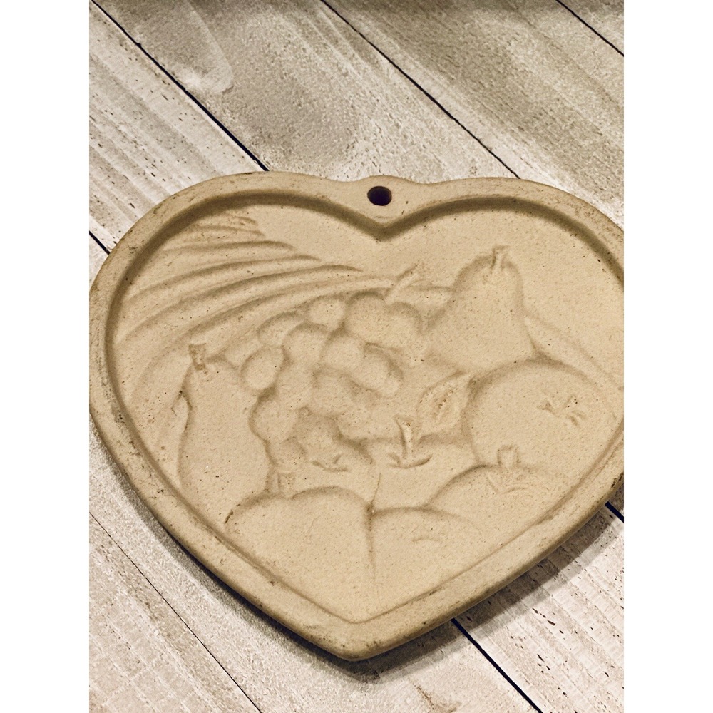 The‎ Pampered Chef Heart of plenty Stoneware Mold 1995 USA